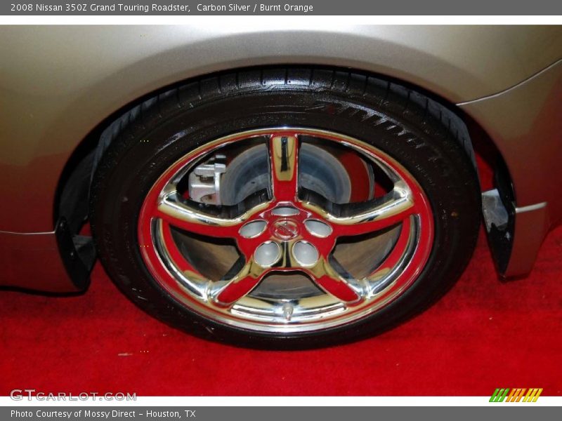 Carbon Silver / Burnt Orange 2008 Nissan 350Z Grand Touring Roadster