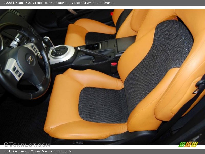 Carbon Silver / Burnt Orange 2008 Nissan 350Z Grand Touring Roadster