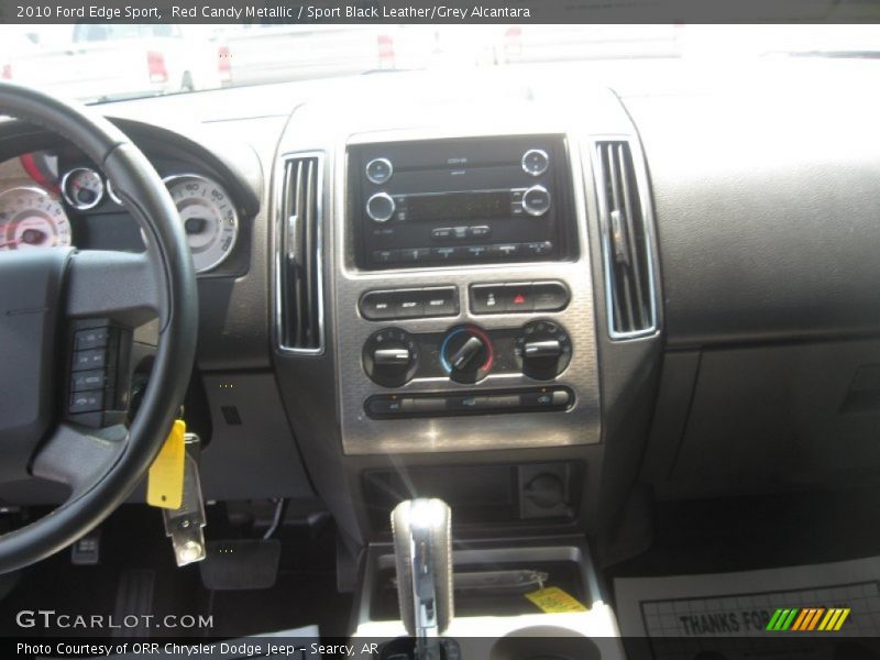 Red Candy Metallic / Sport Black Leather/Grey Alcantara 2010 Ford Edge Sport