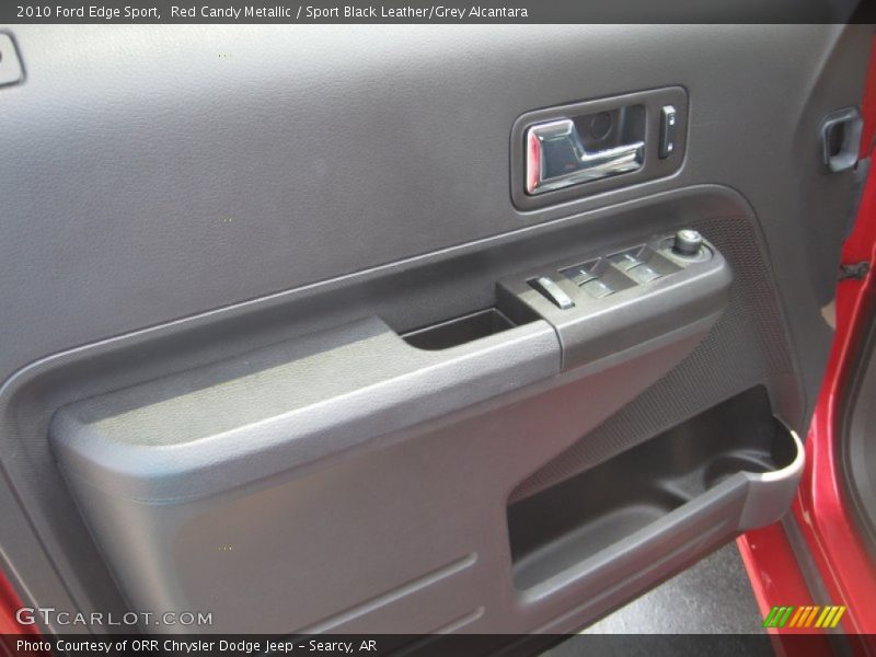 Red Candy Metallic / Sport Black Leather/Grey Alcantara 2010 Ford Edge Sport