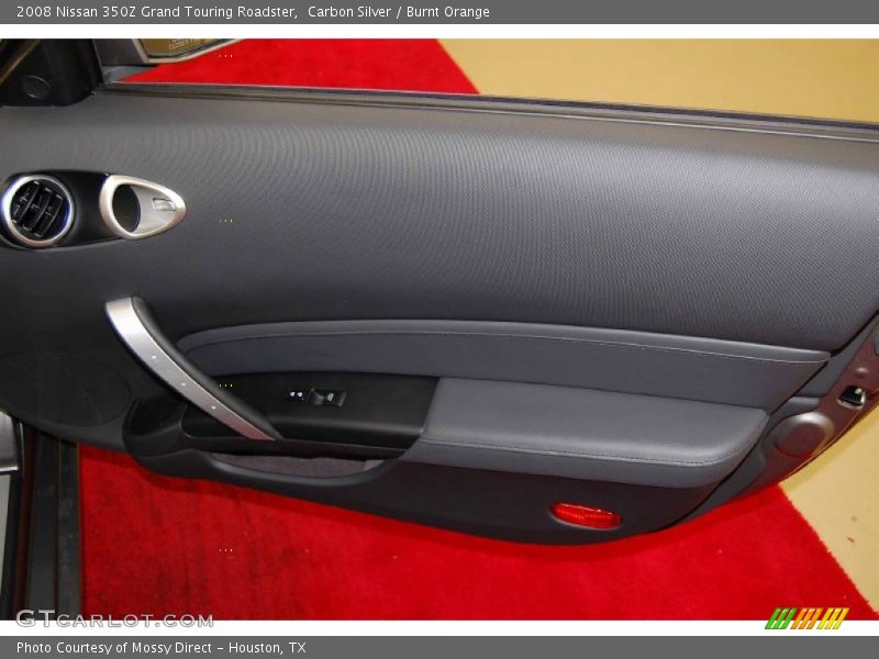 Carbon Silver / Burnt Orange 2008 Nissan 350Z Grand Touring Roadster