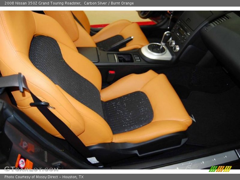 Carbon Silver / Burnt Orange 2008 Nissan 350Z Grand Touring Roadster