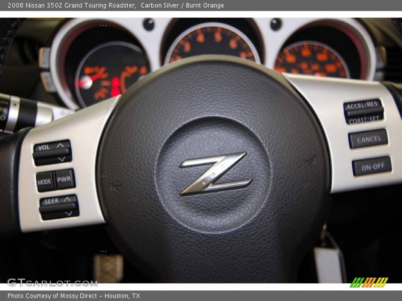 Carbon Silver / Burnt Orange 2008 Nissan 350Z Grand Touring Roadster