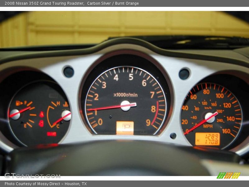 Carbon Silver / Burnt Orange 2008 Nissan 350Z Grand Touring Roadster