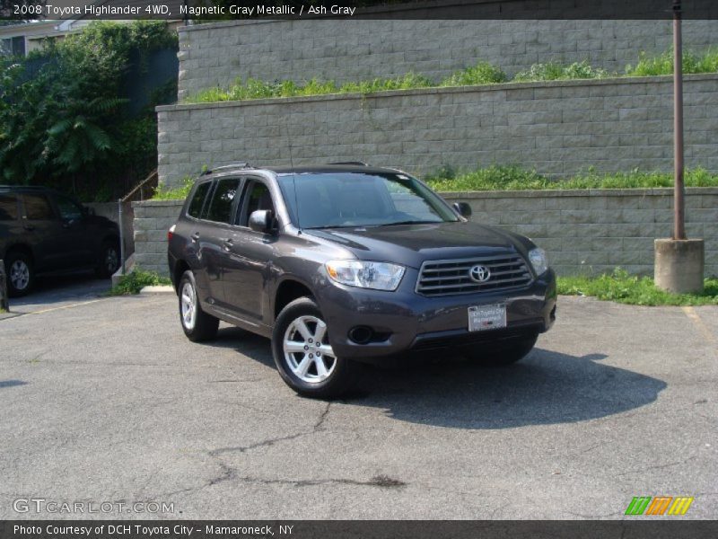 Magnetic Gray Metallic / Ash Gray 2008 Toyota Highlander 4WD