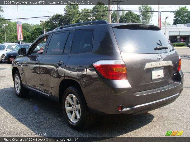 Magnetic Gray Metallic / Ash Gray 2008 Toyota Highlander 4WD