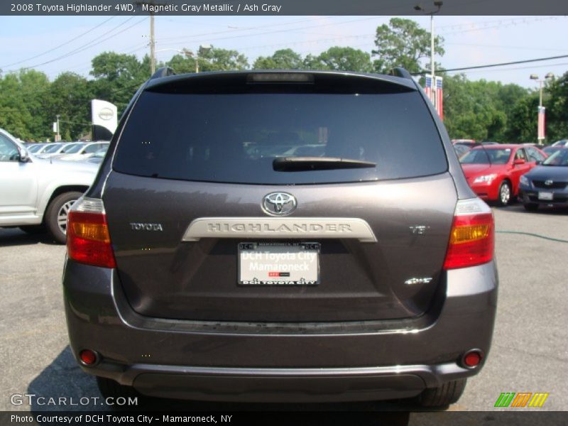 Magnetic Gray Metallic / Ash Gray 2008 Toyota Highlander 4WD
