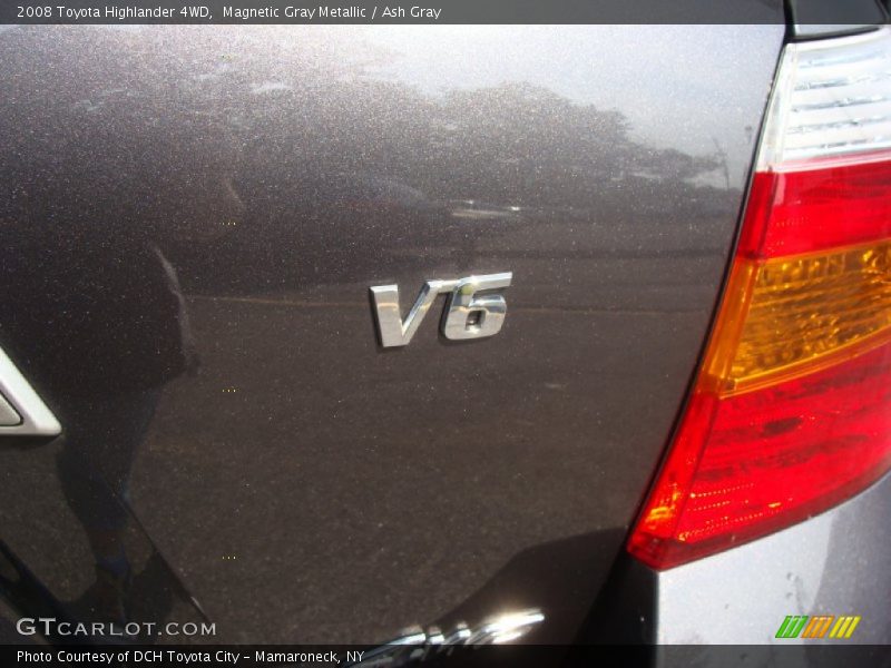 Magnetic Gray Metallic / Ash Gray 2008 Toyota Highlander 4WD