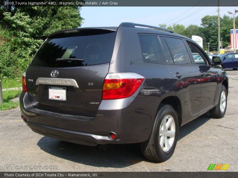 Magnetic Gray Metallic / Ash Gray 2008 Toyota Highlander 4WD