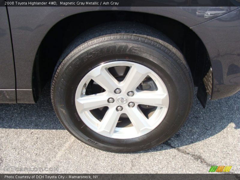 Magnetic Gray Metallic / Ash Gray 2008 Toyota Highlander 4WD