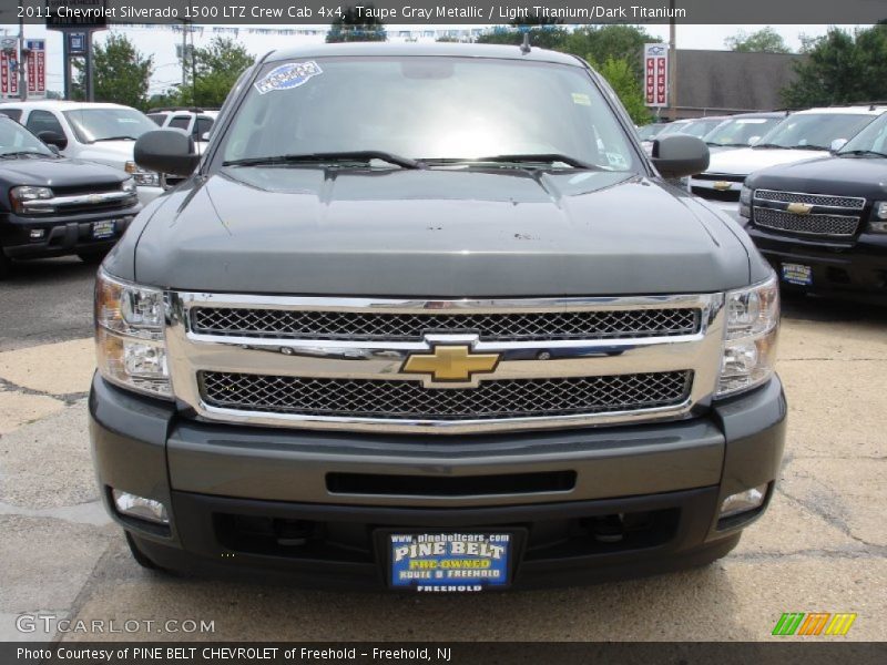 Taupe Gray Metallic / Light Titanium/Dark Titanium 2011 Chevrolet Silverado 1500 LTZ Crew Cab 4x4