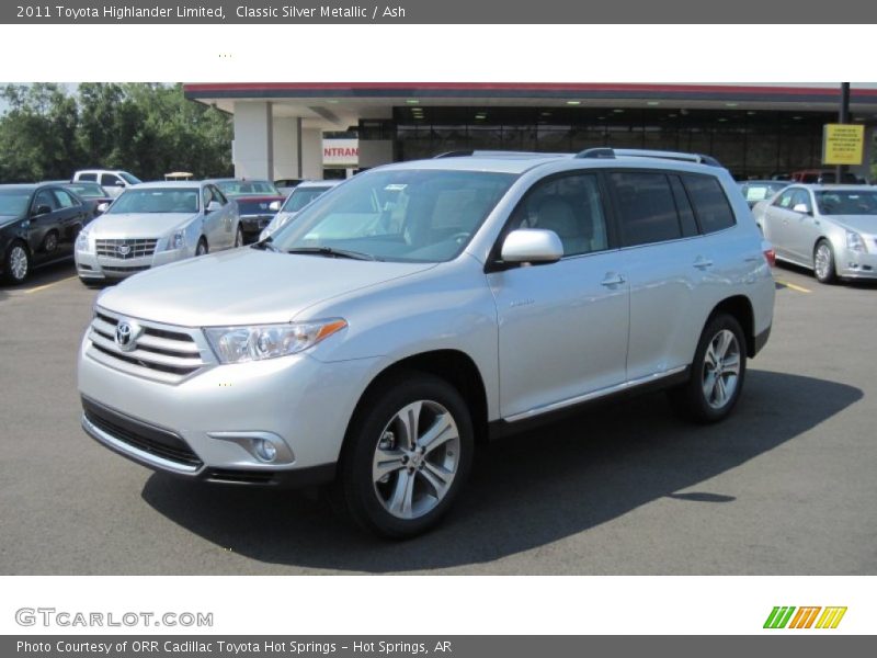 Classic Silver Metallic / Ash 2011 Toyota Highlander Limited