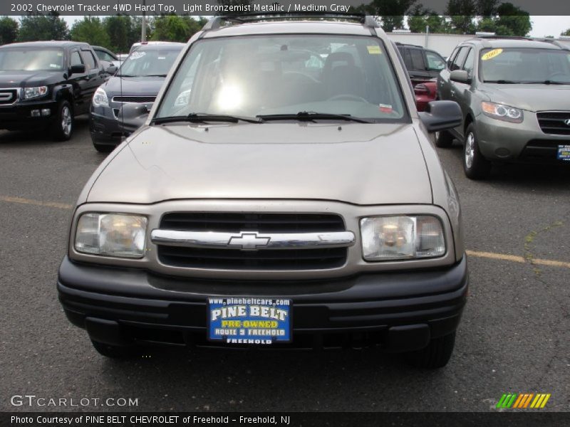 Light Bronzemist Metallic / Medium Gray 2002 Chevrolet Tracker 4WD Hard Top