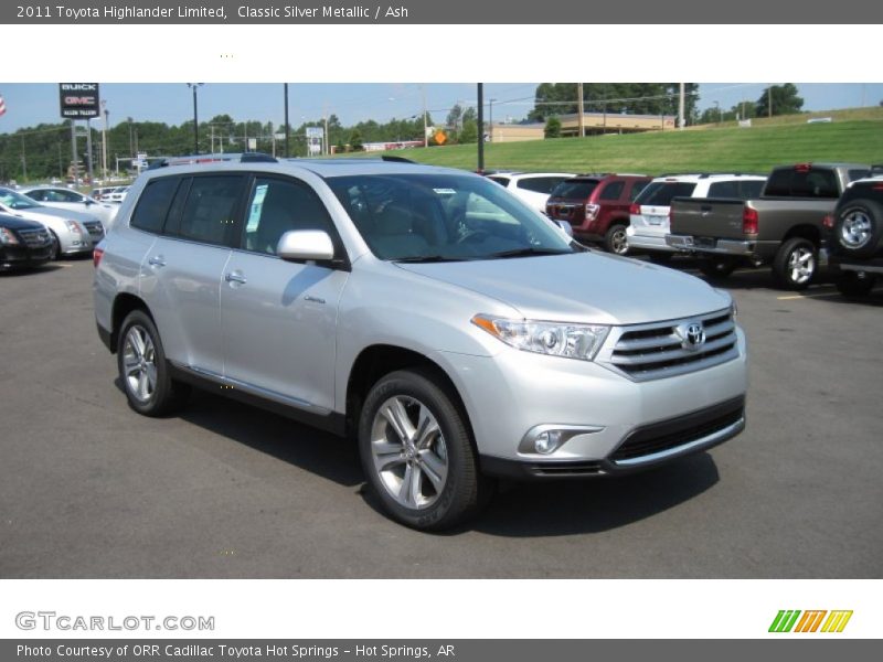 Classic Silver Metallic / Ash 2011 Toyota Highlander Limited