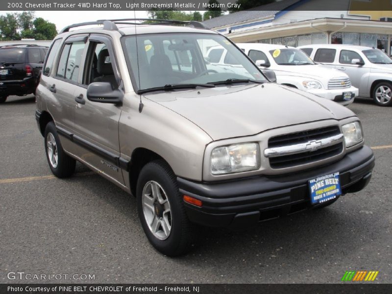 Light Bronzemist Metallic / Medium Gray 2002 Chevrolet Tracker 4WD Hard Top