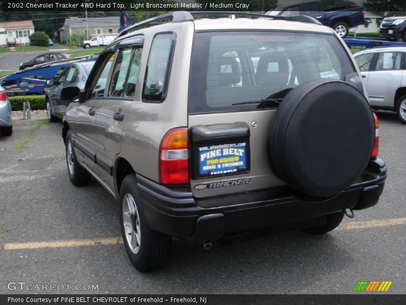 Light Bronzemist Metallic / Medium Gray 2002 Chevrolet Tracker 4WD Hard Top