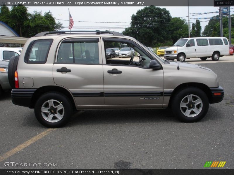 2002 Tracker 4WD Hard Top Light Bronzemist Metallic