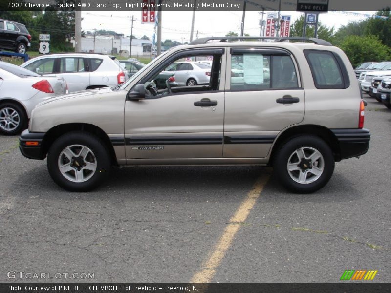  2002 Tracker 4WD Hard Top Light Bronzemist Metallic
