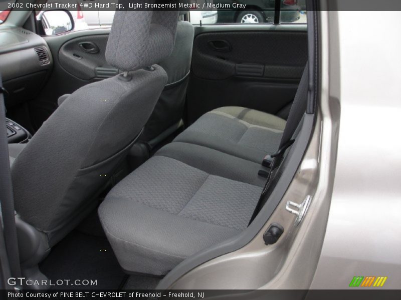  2002 Tracker 4WD Hard Top Medium Gray Interior