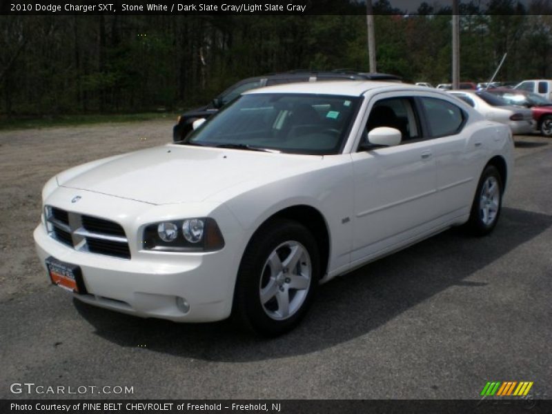 Stone White / Dark Slate Gray/Light Slate Gray 2010 Dodge Charger SXT