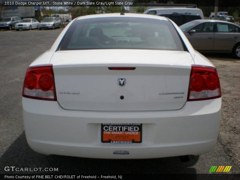Stone White / Dark Slate Gray/Light Slate Gray 2010 Dodge Charger SXT