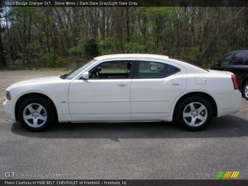 Stone White / Dark Slate Gray/Light Slate Gray 2010 Dodge Charger SXT