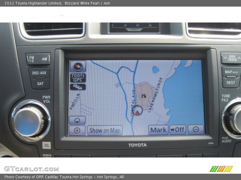 Blizzard White Pearl / Ash 2011 Toyota Highlander Limited