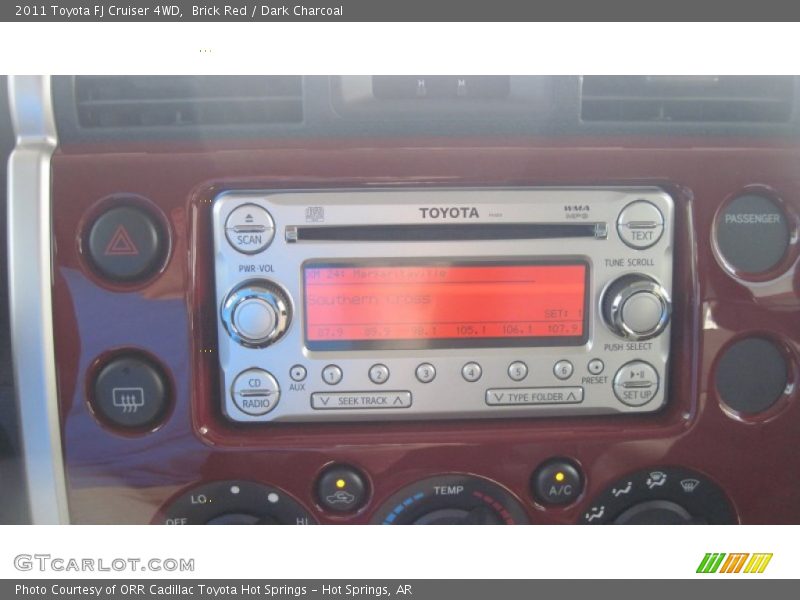 Brick Red / Dark Charcoal 2011 Toyota FJ Cruiser 4WD