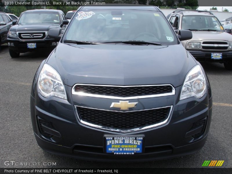 Black / Jet Black/Light Titanium 2010 Chevrolet Equinox LS