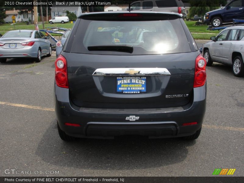 Black / Jet Black/Light Titanium 2010 Chevrolet Equinox LS