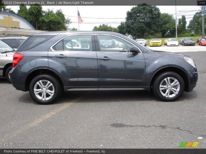 Black / Jet Black/Light Titanium 2010 Chevrolet Equinox LS