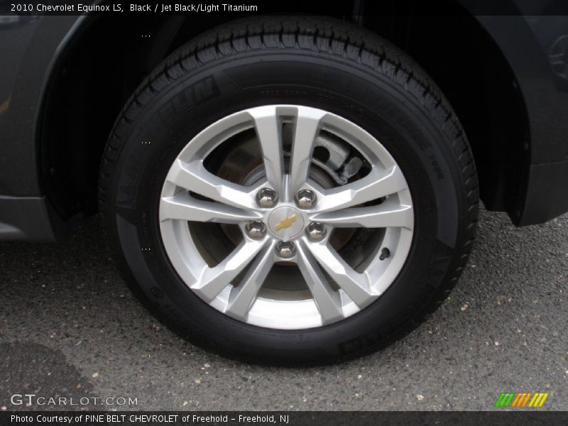 Black / Jet Black/Light Titanium 2010 Chevrolet Equinox LS