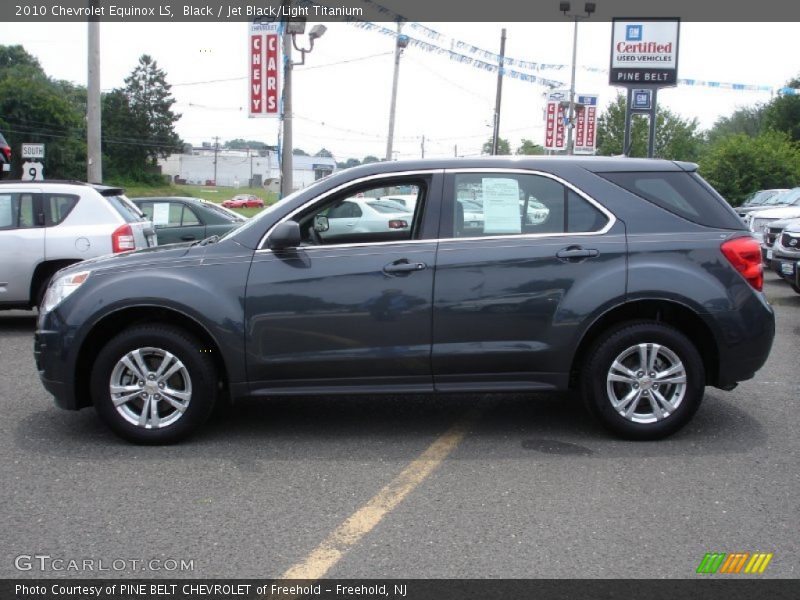 Black / Jet Black/Light Titanium 2010 Chevrolet Equinox LS
