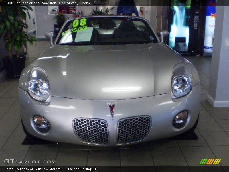 Cool Silver / Ebony 2008 Pontiac Solstice Roadster