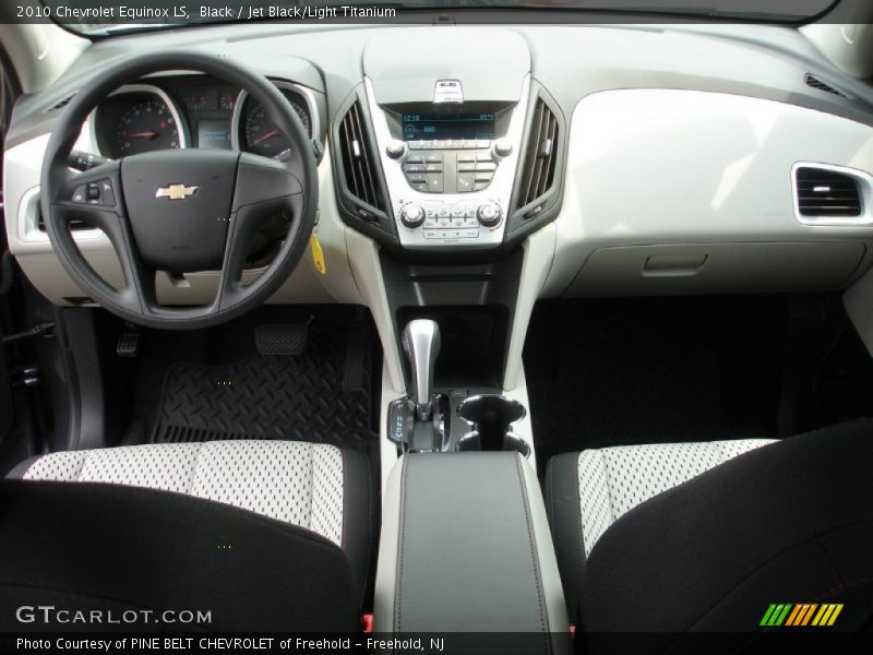 Black / Jet Black/Light Titanium 2010 Chevrolet Equinox LS