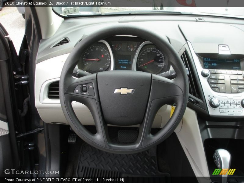 Black / Jet Black/Light Titanium 2010 Chevrolet Equinox LS
