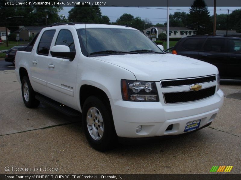 Summit White / Ebony 2011 Chevrolet Avalanche LT 4x4