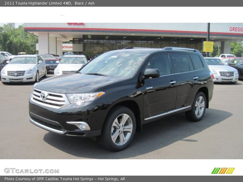 Black / Ash 2011 Toyota Highlander Limited 4WD