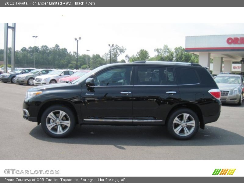 Black / Ash 2011 Toyota Highlander Limited 4WD