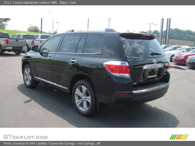Black / Ash 2011 Toyota Highlander Limited 4WD
