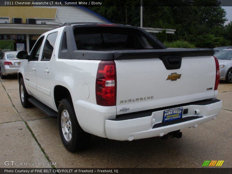 Summit White / Ebony 2011 Chevrolet Avalanche LT 4x4