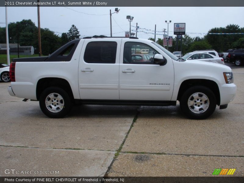 Summit White / Ebony 2011 Chevrolet Avalanche LT 4x4