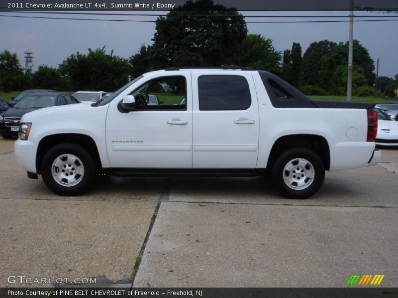 Summit White / Ebony 2011 Chevrolet Avalanche LT 4x4