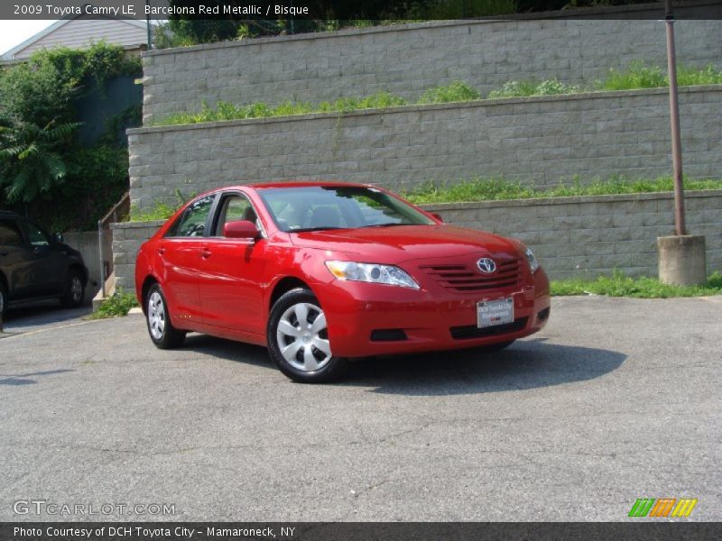 Barcelona Red Metallic / Bisque 2009 Toyota Camry LE