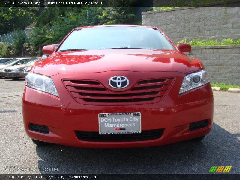Barcelona Red Metallic / Bisque 2009 Toyota Camry LE