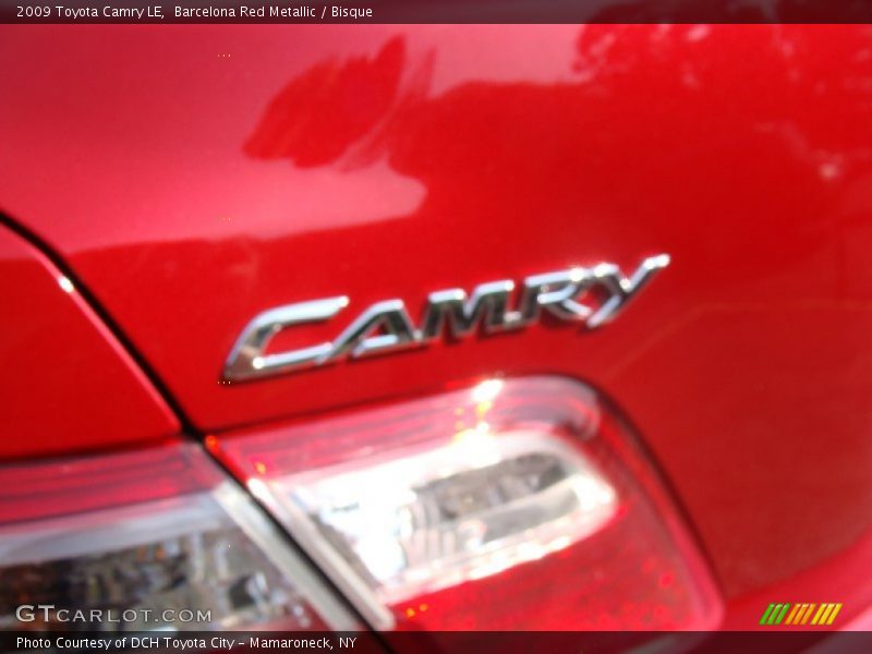 Barcelona Red Metallic / Bisque 2009 Toyota Camry LE