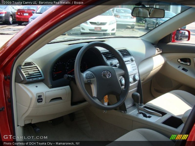 Barcelona Red Metallic / Bisque 2009 Toyota Camry LE