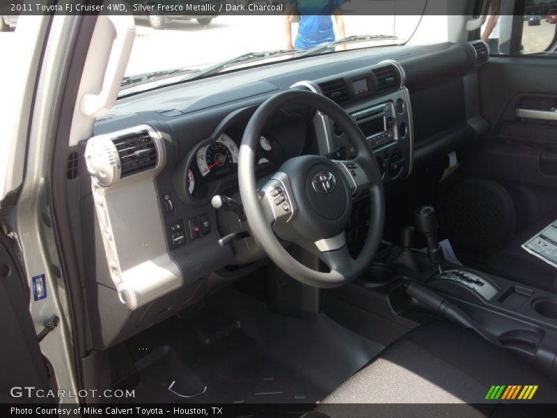 Silver Fresco Metallic / Dark Charcoal 2011 Toyota FJ Cruiser 4WD