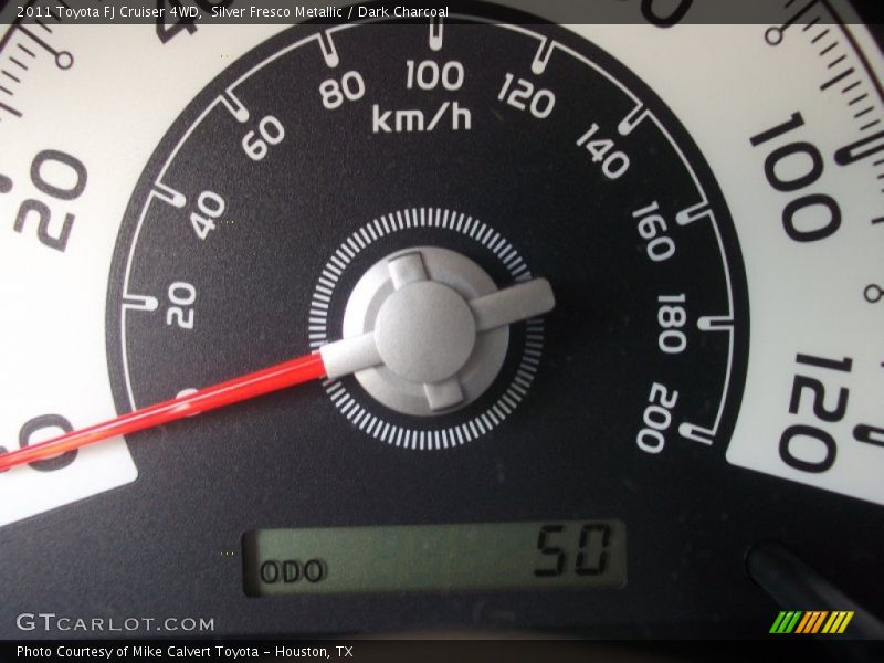 Silver Fresco Metallic / Dark Charcoal 2011 Toyota FJ Cruiser 4WD