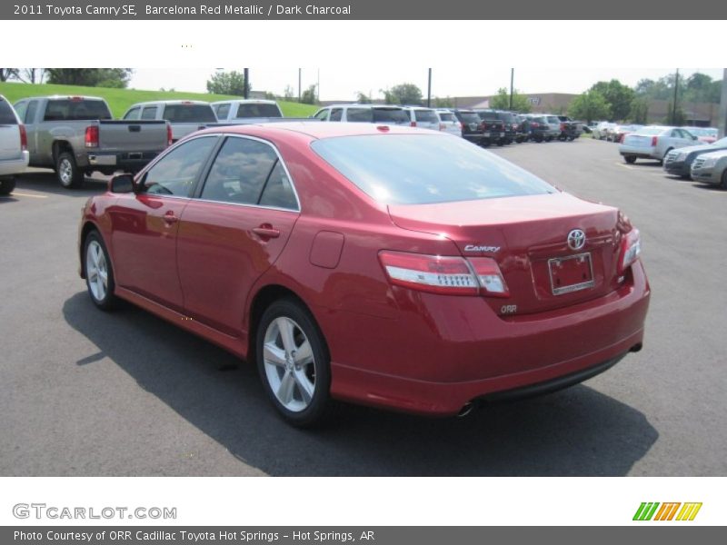 Barcelona Red Metallic / Dark Charcoal 2011 Toyota Camry SE